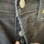 Levi's Levi’s Wedgie Straight Black Corduroy Jeans Pants Button Fly $98 25 x 26 Photo 4