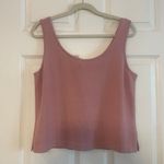 St. John  Knits Blush Low Scoop Neck Santana Knit Shell size medium Photo 0