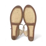 J.Crew Women's Beige Linen Espadrille Wedge Sandals Size 7.5 NWOB Photo 5