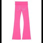 PINK - Victoria's Secret Y2K Victoria’s Secret PINK Bling Foldover Flare Leggings Photo 2