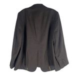 Talbots  Luxe Wool Blend Blazer Jacket 2 Buttons Dark Brown Size 18WP Photo 4