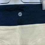 Vimmia  Women's Meow Side Print Piped Half &‎ Half Midrise Leggings Size S Photo 13