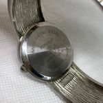 Studio women wrist watch 29mm two tone quartz analog cuff bangle 7” running Photo 5