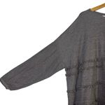 J.Jill Ruffle Long Sleeve Knit Pullover Womens 2X Taupe Grandmacore Classiccore Brown Photo 3