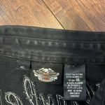 Harley Davidson zip up sleeveless top Black Size XL Photo 3