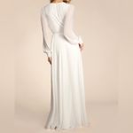 Lulus  My Whole Heart White Long Sleeve Wrap Dress SIZE L Photo 1