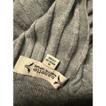 Nanette Lepore  Ribbed Knit Collared Button gray‎ Midi Dress S classic body con Photo 4