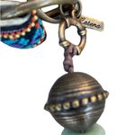 Catena handmade BOHO crossbody bag purse beadwork leather fringe Photo 6