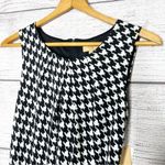 Takara NWT Black & White Houndstooth Belted Mini Dress Size 7 Photo 1