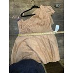 Mac Duggal 11244 Lace One Shoulder Illusion Sleeve A line Gown Size 16 Fairy Photo 10