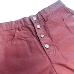 ZARA | Burgundy Mom Fit High Waisted Shorts Size 4 | EUC Photo 5