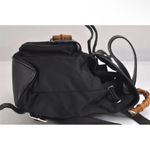 Gucci Black Backpack with Bamboo Handle Photo 3