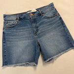 Loft Cut-Off High Rise Denim Shorts NWT Photo 6