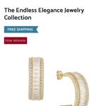 White Gold/Silver 14k Open Hoop Earrings Gold Photo 1