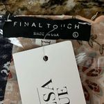 Final Touch  Prinzzsea Boutique Womens Rayon Semi Sheer Kimono Boho Peasent L Photo 7