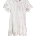 Rails NWT Arielle Dress White Eyelet Organic Cotton Blend Small Photo 2