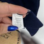 J.Crew  100% Merino Wool Sophie‎ Cropped Blazer Sweater Open Front Navy Size 2 Photo 4