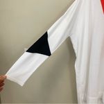 PLANET by Lauren G White Pima Cotton Graphic Crewneck Oversized Sweater One Size Red Size undefined Photo 3