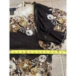 Rain Floral Lace Trim Belle Sleeve Sz Large BOHO Hippie Festival Blouse Photo 6