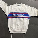 Vintage Colorado Needlepoint Embroidered Sweatshirt Ski Lodge White Size undefined Photo 6