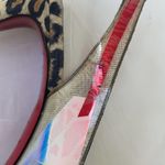 Christian Louboutin beige Animal print winter trash PVC coated platform heels 40 Photo 7