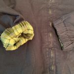 Reversible Oversized Green Navy Blue Plaid Tartan Hooded Bomber Jacket Size M Size M Photo 10