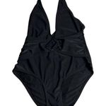 Old Navy  Women's Gold Label One Piece Halter Tie Neck Swimsuit  Sz M Photo 0
