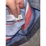 J. Jill Love Linen Blue Sleeveless Tank Dress Size L Midi Pockets Shift Sheath Size L Photo 8