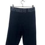 Alphalete  High Rise Cut Out Leggings Women’s Size Small Black Logo Stretch Pull Photo 1
