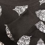No Boundaries Black Owl Pattern Sweater Photo 4
