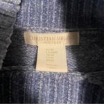 Christian Siriano Women’s Medium Blue Mock Neck Sweater Photo 4