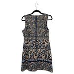 Maeve  Anthropologie Brindille Sheath Blue Floral Dress Size 8 Petite Photo 6