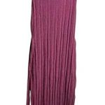 ASOS Design Column Ribbed Sleeveless Turtleneck Maxi Dress Burgundy 10 Photo 0