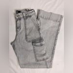 Hollister , High Rise Vintage Baggy, Women’s Gray cargo jeans Size Small Photo 3