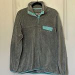 Jachs  Cabin Gray Teddy Snap Pullover Large Photo 0