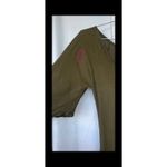 Cleobella  Moss Green Lace Up Mini Dress Flare Sleeve Forest Fairy Goblin Witch Photo 3