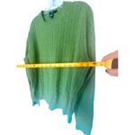 J.Crew Cable Knit Wool/Angora Blend Green Men Sweater Sz L Size L Photo 5