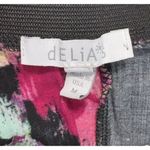Delia's Delia’s Y2K Skirt Elastic Waist Circle Skirt Floral Multicolor Med Pink Purple Photo 3