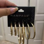 Rampage  Shimmering Gold Hoop Earrings Collection Photo 0