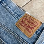 2 pair Levi Strauss Co 501 Denim Cutoff Shorts Distressed Raw Hem Womens Size 33 Blue Photo 3