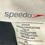 Speedo  Black Plus Size One Piece Athletic Racer Back Swimsuit Bra Cups Classic Photo 4