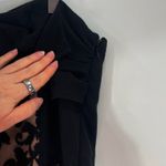 Adelyn Rae Jumpsuit Large Black Lace Strapless Bow Fitted NWOT Evening Party Photo 6