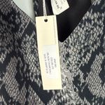 Lavender Brown NWT Snakeskin Racerback Tank Top Black Charcoal Size Small S NEW Photo 6