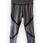 BSP Better Sports Performance Gray Sport Leggings Medium Mesh Inset Cropped New! Photo 0