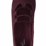 Easy Street Effie Ballet Flats Burgundy Maroon Wine Corset Lace-Up Edgy Comfort Photo 0