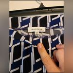 Monteau  Los Angeles Size small White, Blue & Black Super Soft Wide Leg Pants Photo 3