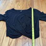 Free People Free‎ People Movement Undertow Long Sleeve Crossover Twist Front T-shirt Small Photo 8