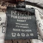 EXPRESS ReRock for  Womens Gray Acid Wash Corduroy‎ Pants Skinny Jeans Sz 8 Photo 7