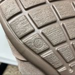 Hotter Natasha Slip On Ballerina Flat Crossover Detail Metallic Taupe Leather Tan Size undefined Photo 7