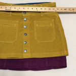 Free People We The Free Mini Skirts Lot of 3 Size 24- 0-4 Corduroy, Denim Photo 10
